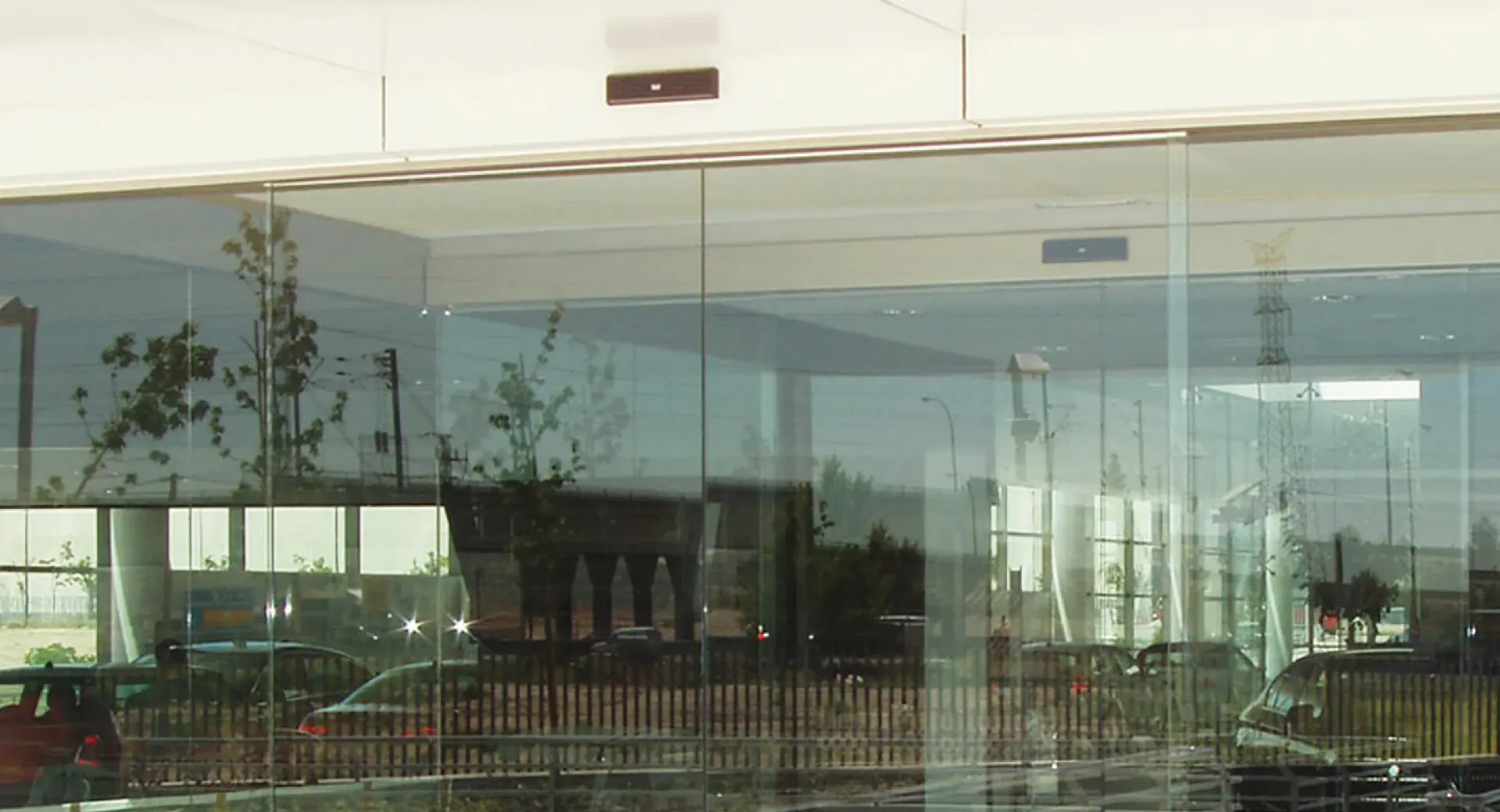 Puerta automática corrediza All Glass